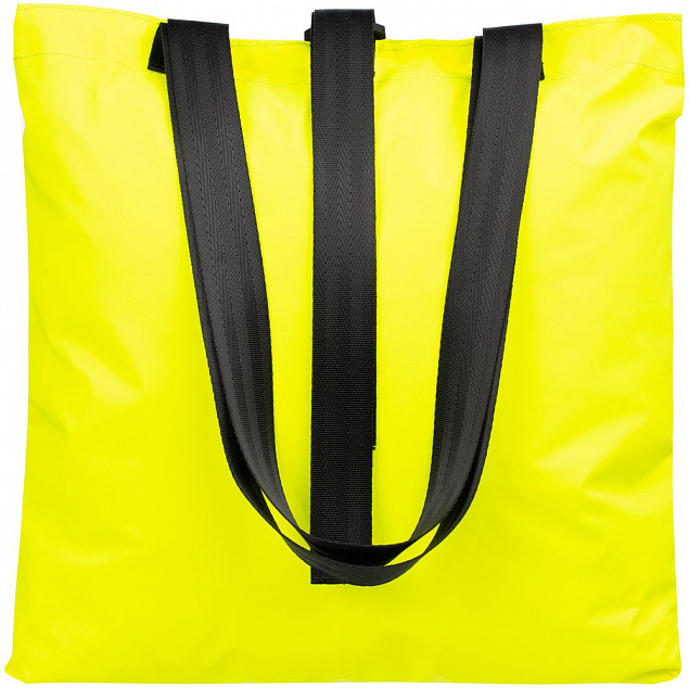Шопер Manifest Color из светоотражающей ткани, желтый неон с логотипом в Самаре заказать по выгодной цене в кибермаркете AvroraStore