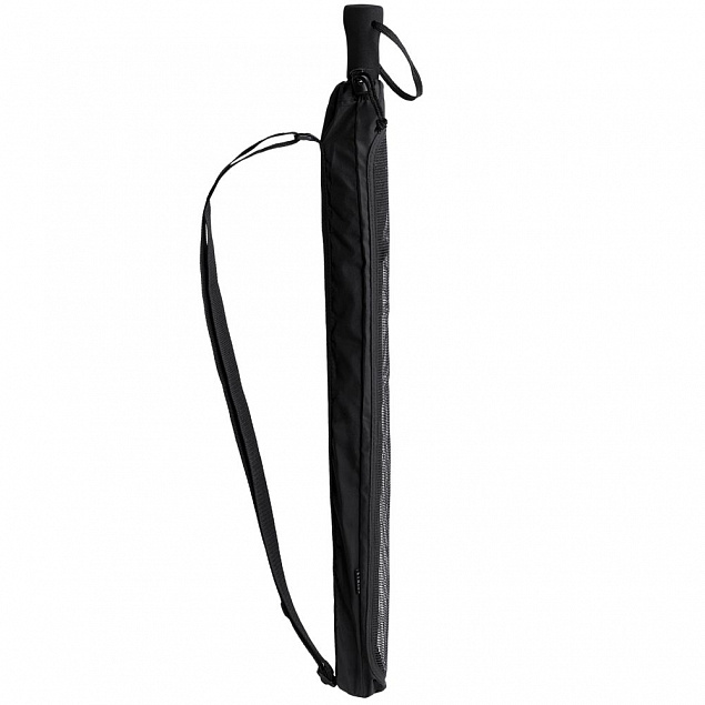 Зонт-трость Hogg Trek, черный с логотипом в Самаре заказать по выгодной цене в кибермаркете AvroraStore