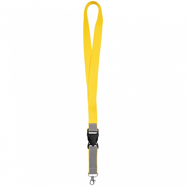Лента светоотражающая Interlevel, желтая с серым с логотипом в Самаре заказать по выгодной цене в кибермаркете AvroraStore
