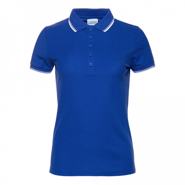 Рубашка поло Рубашка 04BK Синий с логотипом в Самаре заказать по выгодной цене в кибермаркете AvroraStore