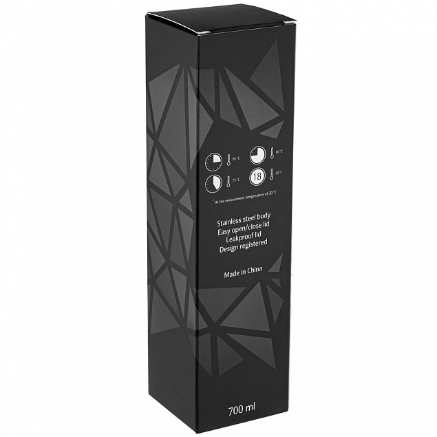 Термос Gems Black Morion, черный морион с логотипом в Самаре заказать по выгодной цене в кибермаркете AvroraStore
