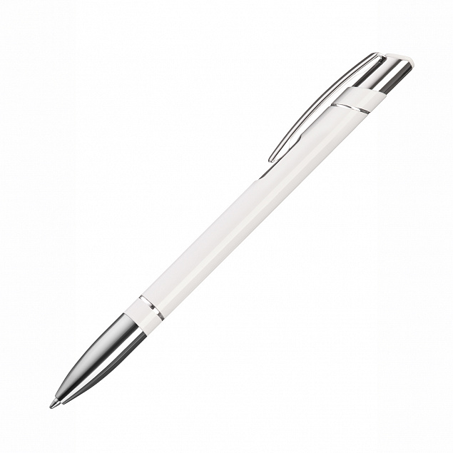 Шариковая ручка Lira, белая с логотипом в Самаре заказать по выгодной цене в кибермаркете AvroraStore