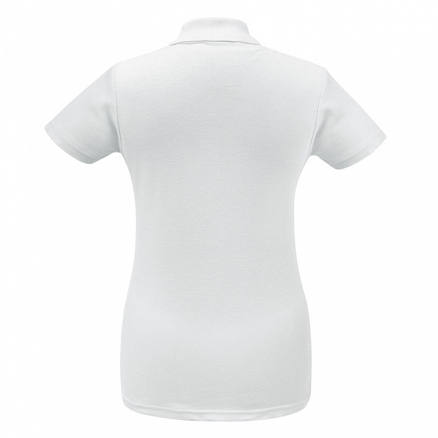 Рубашка поло женская ID.001 белая с логотипом в Самаре заказать по выгодной цене в кибермаркете AvroraStore