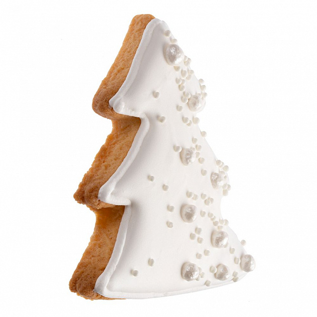 Печенье «Елка», белое с логотипом в Самаре заказать по выгодной цене в кибермаркете AvroraStore