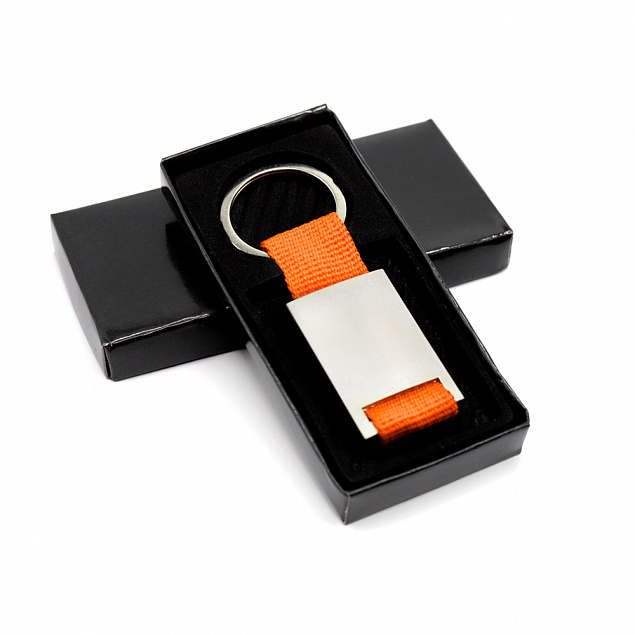 Брелок TYPPO в подарочной упаковке - Оранжевый OO с логотипом в Самаре заказать по выгодной цене в кибермаркете AvroraStore