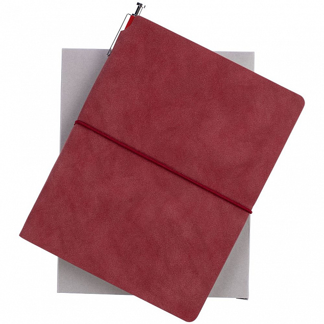 Набор Business Diary, красный с логотипом в Самаре заказать по выгодной цене в кибермаркете AvroraStore