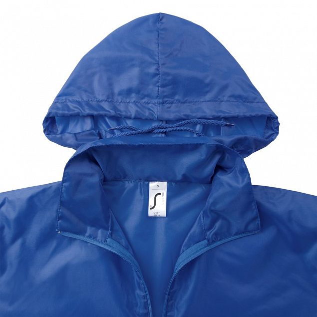 Ветровка унисекс SHIFT, темно-синяя с логотипом в Самаре заказать по выгодной цене в кибермаркете AvroraStore