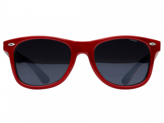 Очки солнцезащитные Crockett, красный/черный с логотипом в Самаре заказать по выгодной цене в кибермаркете AvroraStore
