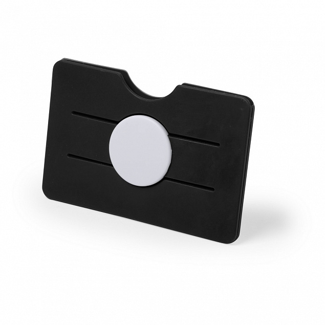 Держатель для карт RFID с кошельком,черный с логотипом в Самаре заказать по выгодной цене в кибермаркете AvroraStore