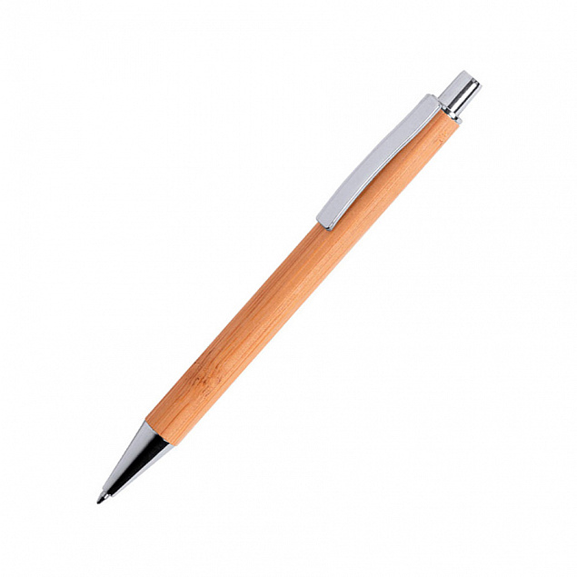 Ручка шариковая,REYCAN, бамбук, металл с логотипом в Самаре заказать по выгодной цене в кибермаркете AvroraStore