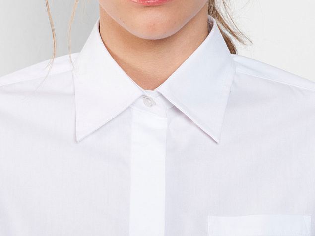 Рубашка «Sofia» женская с длинным рукавом с логотипом в Самаре заказать по выгодной цене в кибермаркете AvroraStore