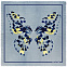 Платок Madeleine, голубой с логотипом в Самаре заказать по выгодной цене в кибермаркете AvroraStore