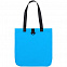 Шопер Manifest Color из светоотражающей ткани, синий с логотипом в Самаре заказать по выгодной цене в кибермаркете AvroraStore
