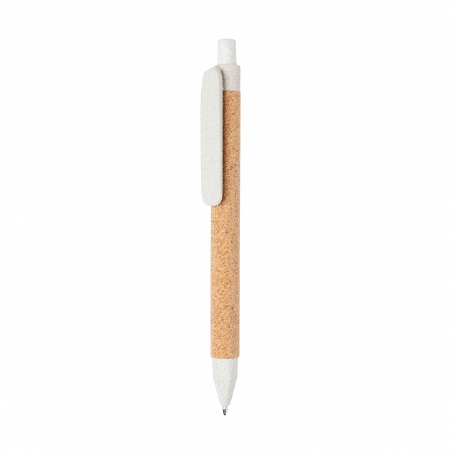 Эко-ручка Write, белый с логотипом в Самаре заказать по выгодной цене в кибермаркете AvroraStore