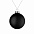 Елочный шар Finery Matt, 8 см, матовый черный с логотипом в Самаре заказать по выгодной цене в кибермаркете AvroraStore