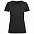 Футболка женская Ladies American U, черная с логотипом в Самаре заказать по выгодной цене в кибермаркете AvroraStore