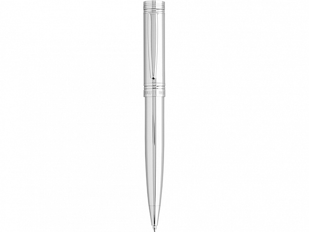 Ручка шариковая «Zoom Silver» с логотипом в Самаре заказать по выгодной цене в кибермаркете AvroraStore