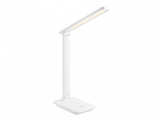 Настольная лампа Rombica LED FAROS, белый (квадратное основание) с логотипом в Самаре заказать по выгодной цене в кибермаркете AvroraStore