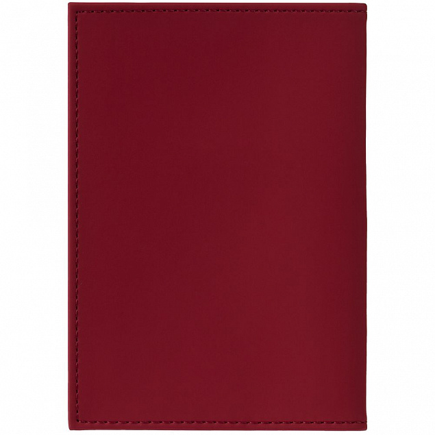 Обложка для паспорта Shall, красная с логотипом в Самаре заказать по выгодной цене в кибермаркете AvroraStore