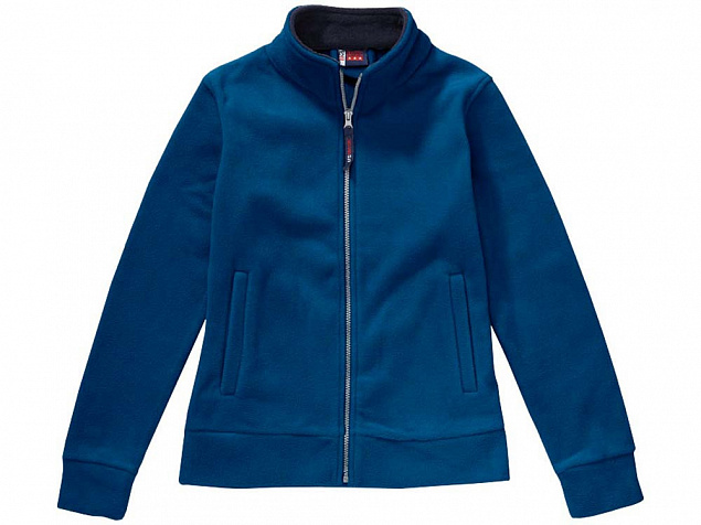 Куртка флисовая Nashville женская, кл. синий/черный с логотипом в Самаре заказать по выгодной цене в кибермаркете AvroraStore