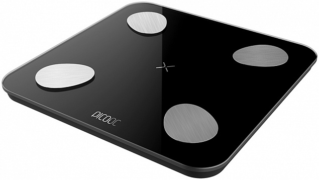 Умные диагностические весы Picooc Mini Lite Black (6924917717469), черный с логотипом в Самаре заказать по выгодной цене в кибермаркете AvroraStore