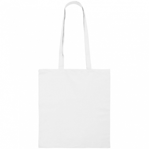 Холщовая сумка Basic 105, белая с логотипом в Самаре заказать по выгодной цене в кибермаркете AvroraStore