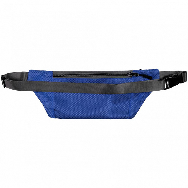 Спортивная поясная сумка Run for Fun, синяя с логотипом в Самаре заказать по выгодной цене в кибермаркете AvroraStore