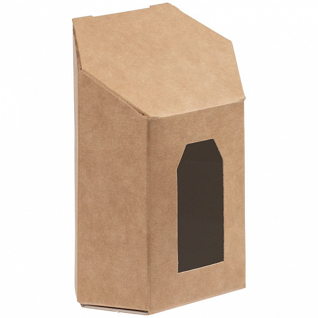 Коробка Six, малая, крафт с логотипом в Самаре заказать по выгодной цене в кибермаркете AvroraStore