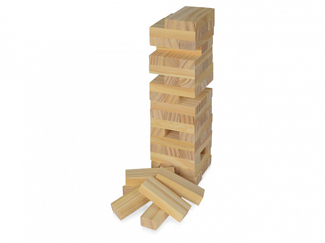 Игра из дерева Tower 54 с логотипом в Самаре заказать по выгодной цене в кибермаркете AvroraStore