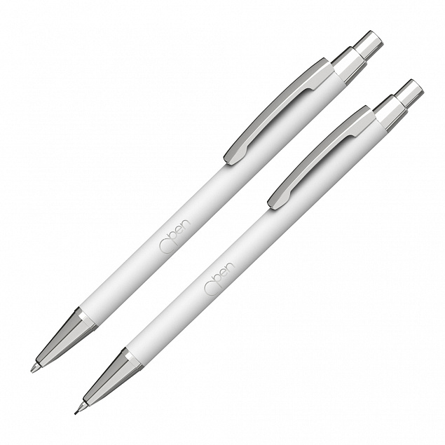 Набор "Ray" (ручка+карандаш), покрытие soft touch с логотипом в Самаре заказать по выгодной цене в кибермаркете AvroraStore