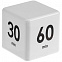 Кубик-таймер Timekeeper, белый с логотипом в Самаре заказать по выгодной цене в кибермаркете AvroraStore
