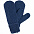 Варежки Brugge, голубой меланж с логотипом в Самаре заказать по выгодной цене в кибермаркете AvroraStore