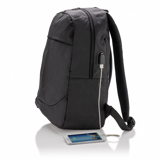 Рюкзак для ноутбука Power с USB-портом с логотипом в Самаре заказать по выгодной цене в кибермаркете AvroraStore