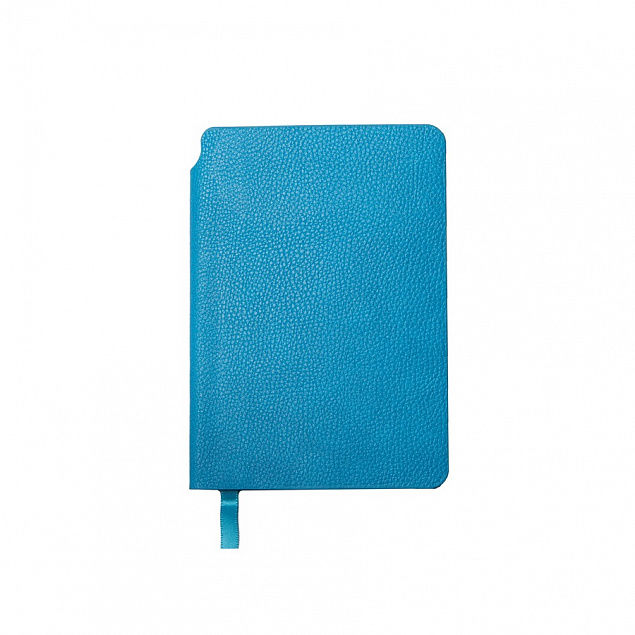 Ежедневник недатированный SALLY, A6, голубой, кремовый блок с логотипом в Самаре заказать по выгодной цене в кибермаркете AvroraStore