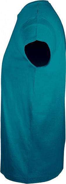 Футболка мужская Regent Fit 150, винтажный синий с логотипом в Самаре заказать по выгодной цене в кибермаркете AvroraStore
