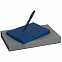 Набор Shall, синий с логотипом в Самаре заказать по выгодной цене в кибермаркете AvroraStore