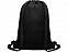 Nadi cетчастый рюкзак со шнурком, черный с логотипом в Самаре заказать по выгодной цене в кибермаркете AvroraStore