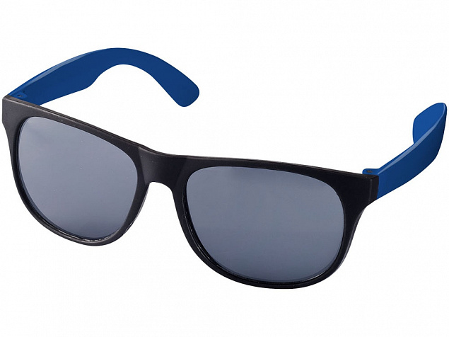Очки солнцезащитные Retro, синий с логотипом в Самаре заказать по выгодной цене в кибермаркете AvroraStore