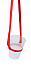 Ремешок для напитков,бутылок,красный с логотипом в Самаре заказать по выгодной цене в кибермаркете AvroraStore