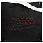 Холщовая сумка с вышивкой «Тонкая красная линия», черная с логотипом в Самаре заказать по выгодной цене в кибермаркете AvroraStore