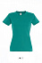 Фуфайка (футболка) IMPERIAL женская,Изумрудный L с логотипом в Самаре заказать по выгодной цене в кибермаркете AvroraStore