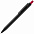 Ручка шариковая Chromatic, черная с оранжевым с логотипом в Самаре заказать по выгодной цене в кибермаркете AvroraStore