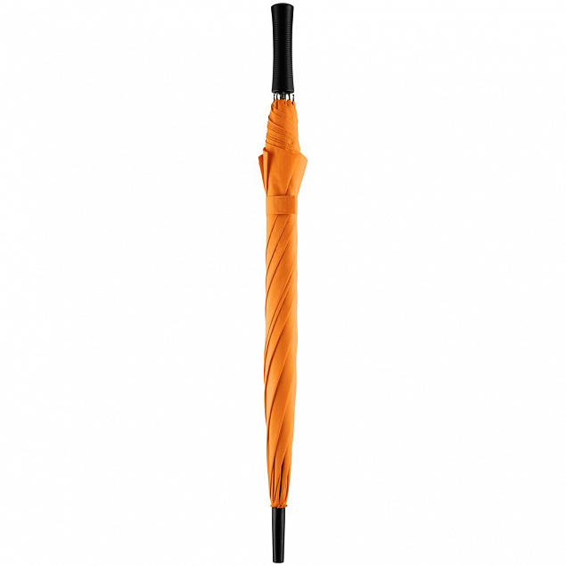 Зонт-трость Lanzer, оранжевый с логотипом в Самаре заказать по выгодной цене в кибермаркете AvroraStore