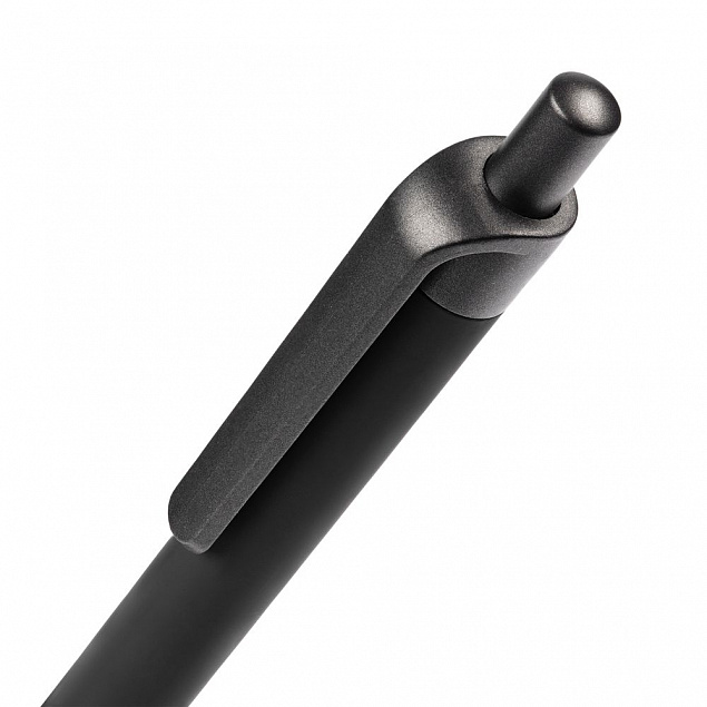 Ручка шариковая Cork, черная с логотипом в Самаре заказать по выгодной цене в кибермаркете AvroraStore