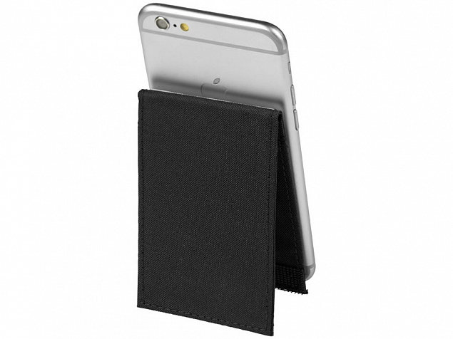 Кошелек-подставка для телефона с защитой от RFID считывания с логотипом в Самаре заказать по выгодной цене в кибермаркете AvroraStore