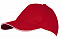 Бейсболка LONG BEACH, красная с белым с логотипом в Самаре заказать по выгодной цене в кибермаркете AvroraStore