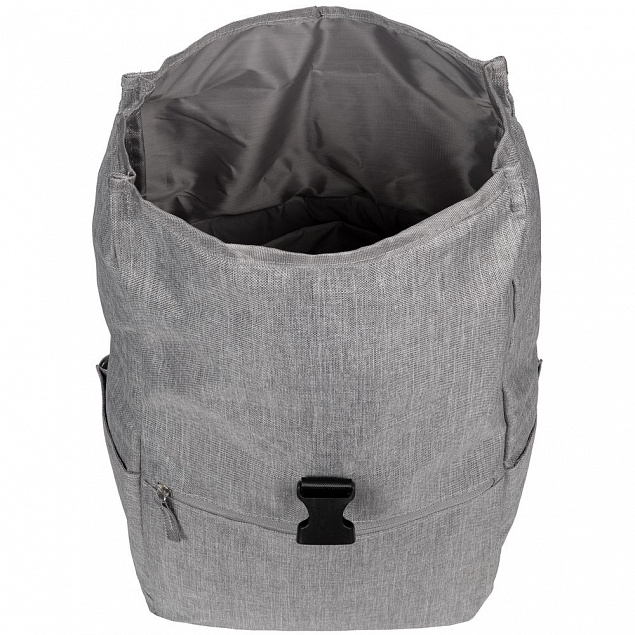 Рюкзак Packmate Roll, серый с логотипом в Самаре заказать по выгодной цене в кибермаркете AvroraStore