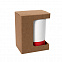 Коробка для кружки 26700, размер 11,9х8,6х15,2 см, микрогофрокартон, коричневый с логотипом в Самаре заказать по выгодной цене в кибермаркете AvroraStore