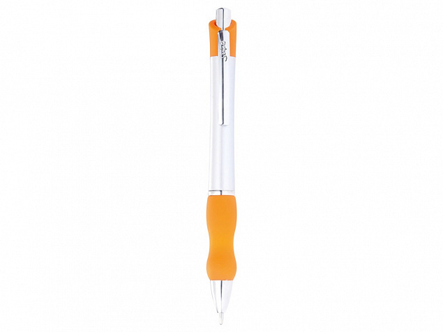 Ручка шариковая Bubble, оранжевый, черные чернила с логотипом в Самаре заказать по выгодной цене в кибермаркете AvroraStore