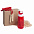 Набор подарочный INMODE: бутылка для воды, скакалка, стружка, коробка, красный с логотипом в Самаре заказать по выгодной цене в кибермаркете AvroraStore